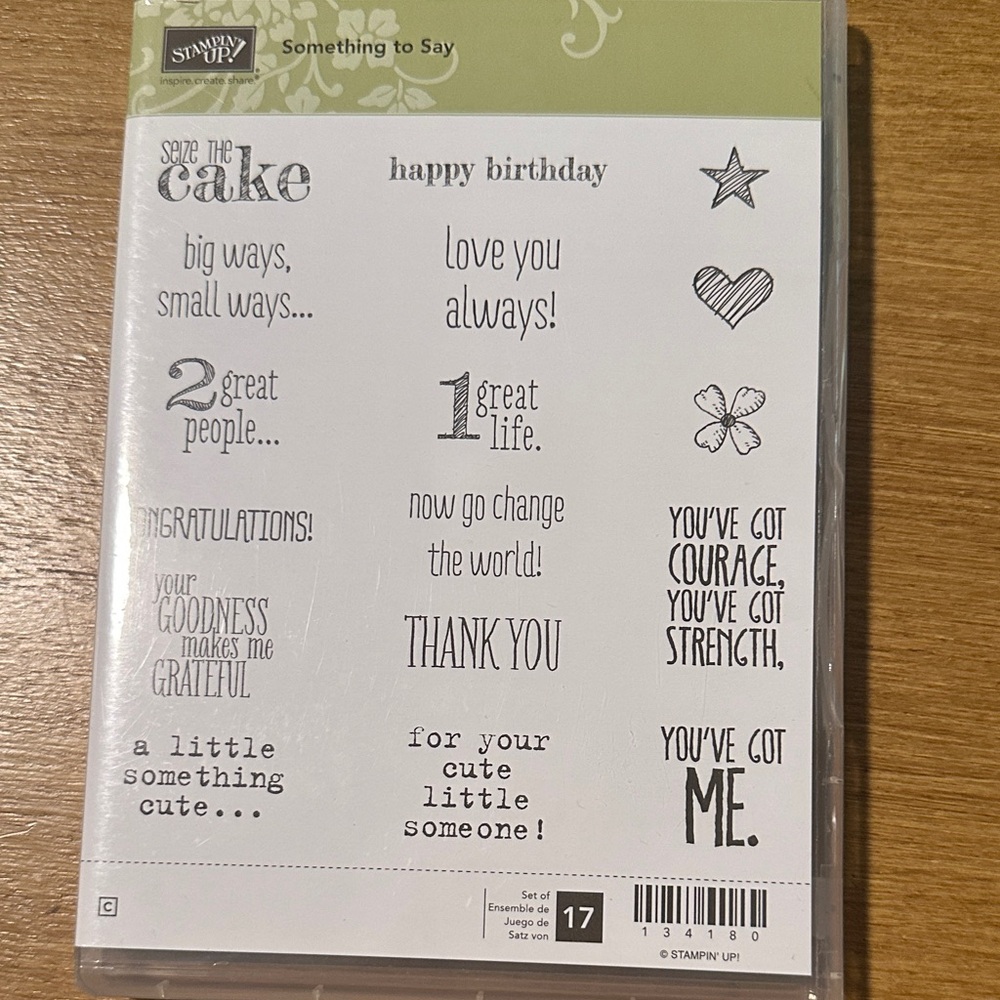 Stampin' Up! 'Something to Say' Stamp Set